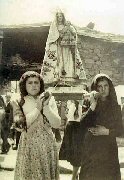 Virxen de Alberguer�a. Procesi�n. 1950.