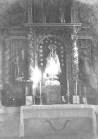 Iglesia de Alberguer�a. Altar. Hoxe desaparecido.