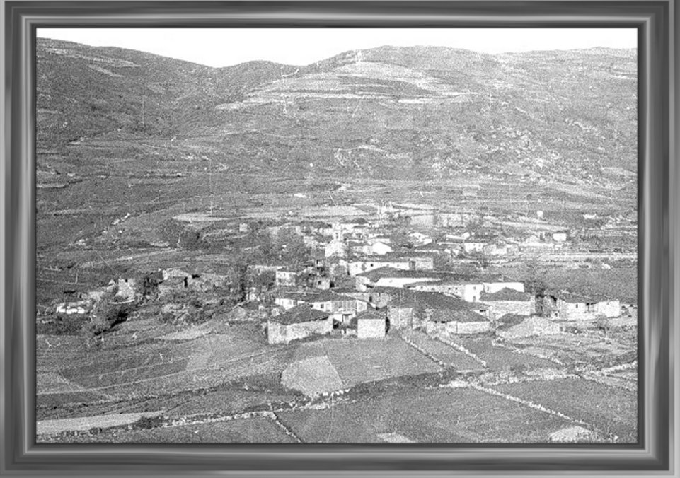 Alberguer�a. Hoxe baixo as augas do encoro de Prada en Ourense.