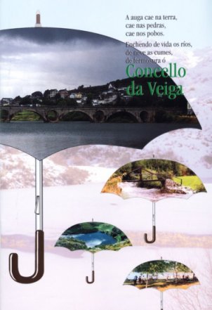 Folleto do Concello da Veiga. Ourense.